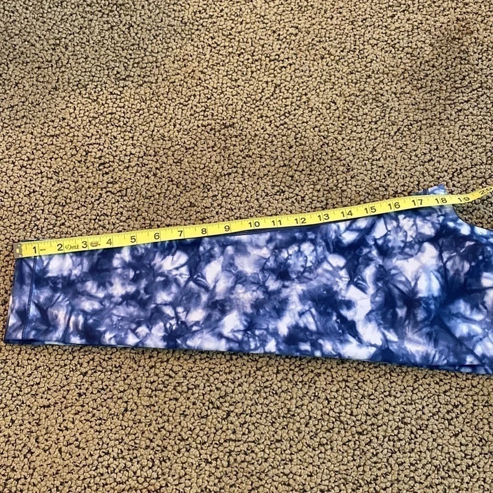 Athleta Girl Cropped Tie Dye Leggings & Tank Top Set Size Girls Large (12)